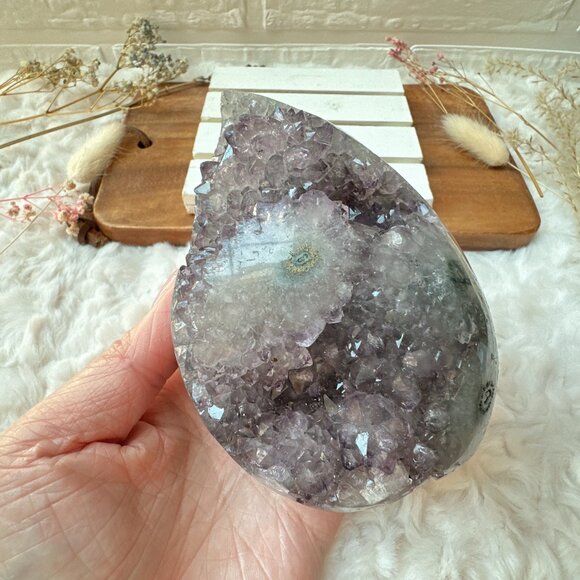 Gorgeous Amethyst Flame | Amethyst Crystal Cluster - Picture 2 of 10